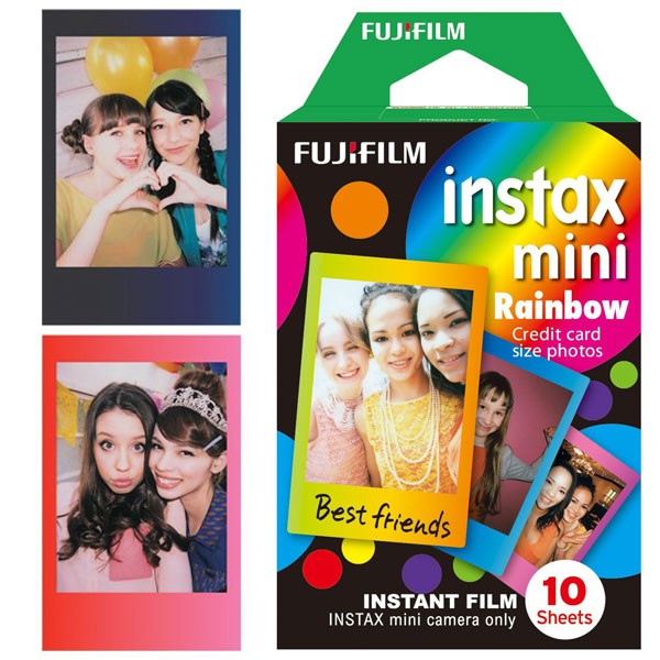 Filme Instax Mini Rainbow - 10 fotos
