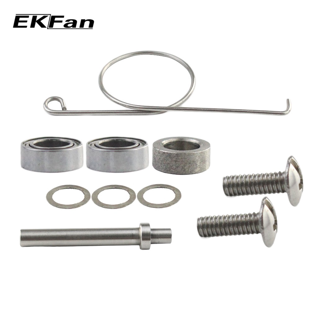 EKfan 7*4*2.5mm 9*5*3mm Bearing Shaft rod Washers Gasket Screw DIY for Fishing Reel assembly lure reel parts