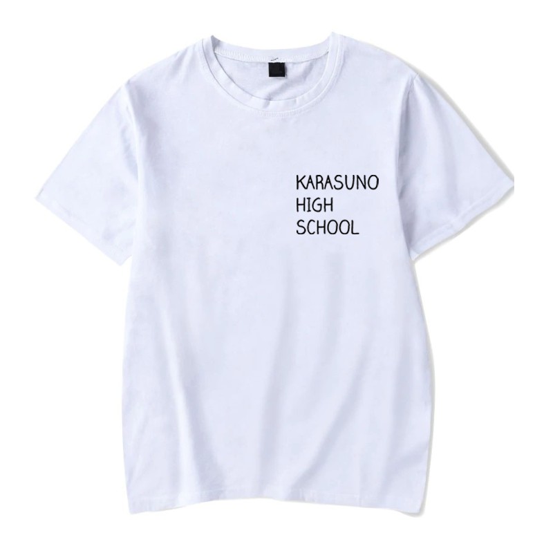 Camiseta Premium Uniforme Karasuno Nome e Número Personalizável Anime  Haikyuu