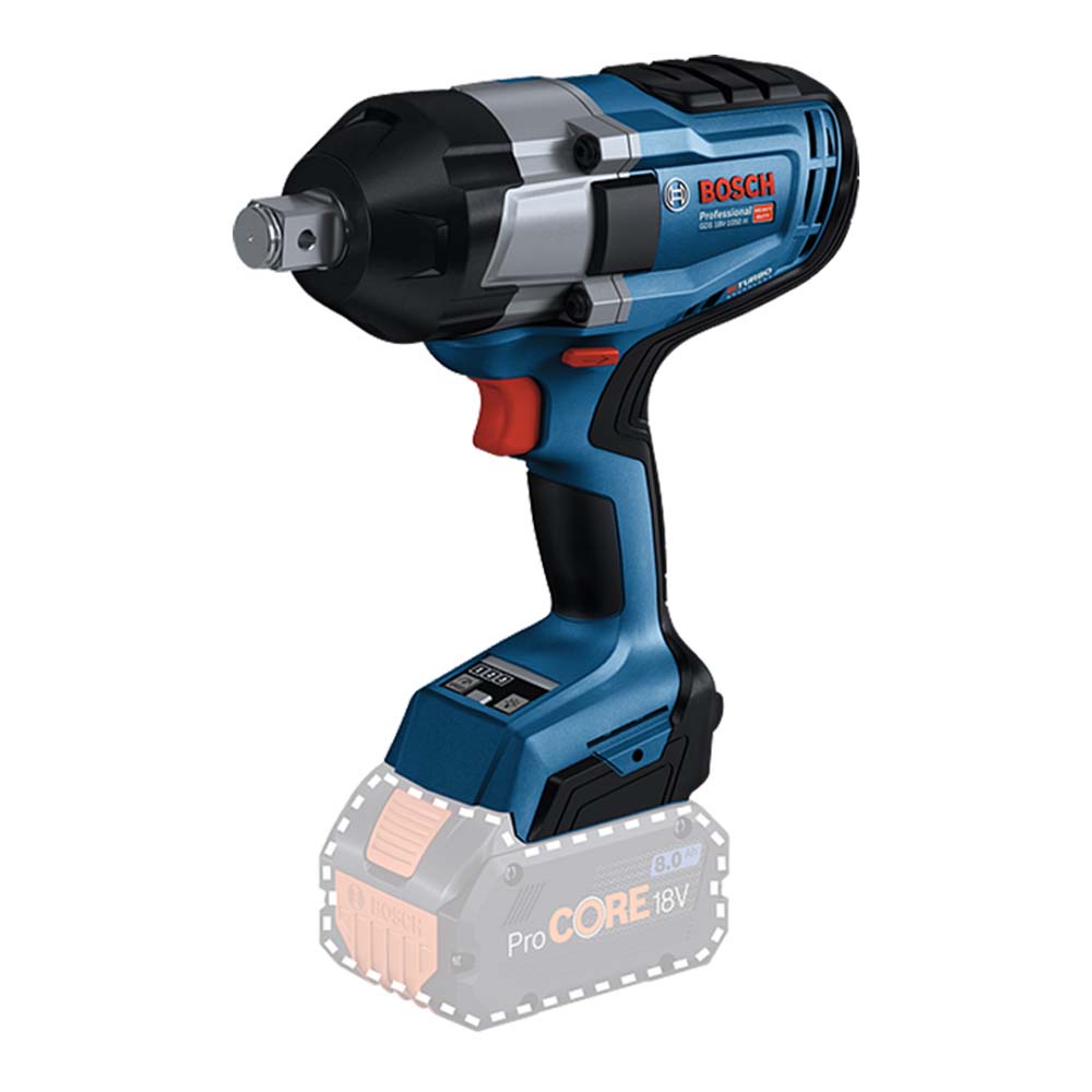 Chave de Impacto GDS 18V-1050 H Bosch Biturbo Brushless 3/4" a Bateria 18V em Oferta na Shopee