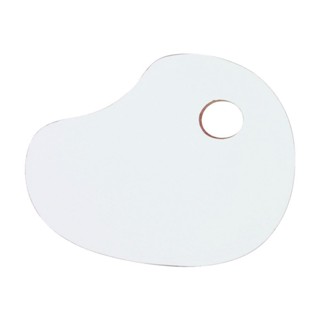 Paleta para Pintura em Magitel Branca Pequena 25x18 - pacote com 3 unidades em Oferta na Shopee