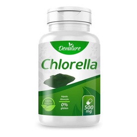 Chlorella 500mg 100 Cápsulas Denature - Clorela