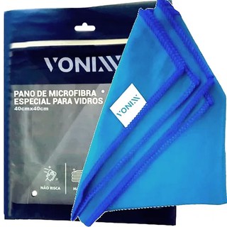 Toalha Pano Flanela Microfibra De Secagem Para Vidro Vonixx