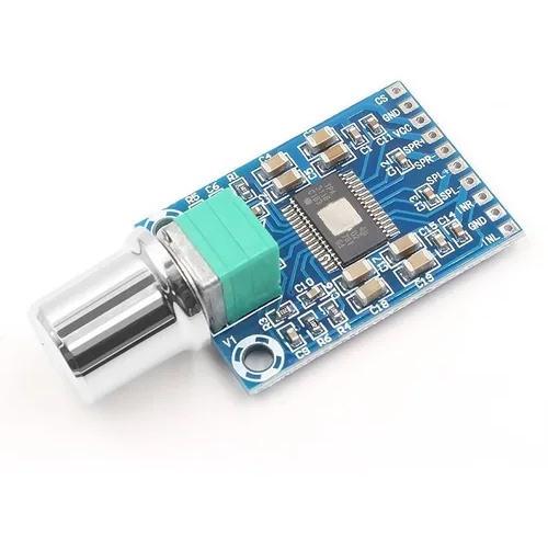 Placa Amplificador Estéreo 50W+50W Com Controle De Volume