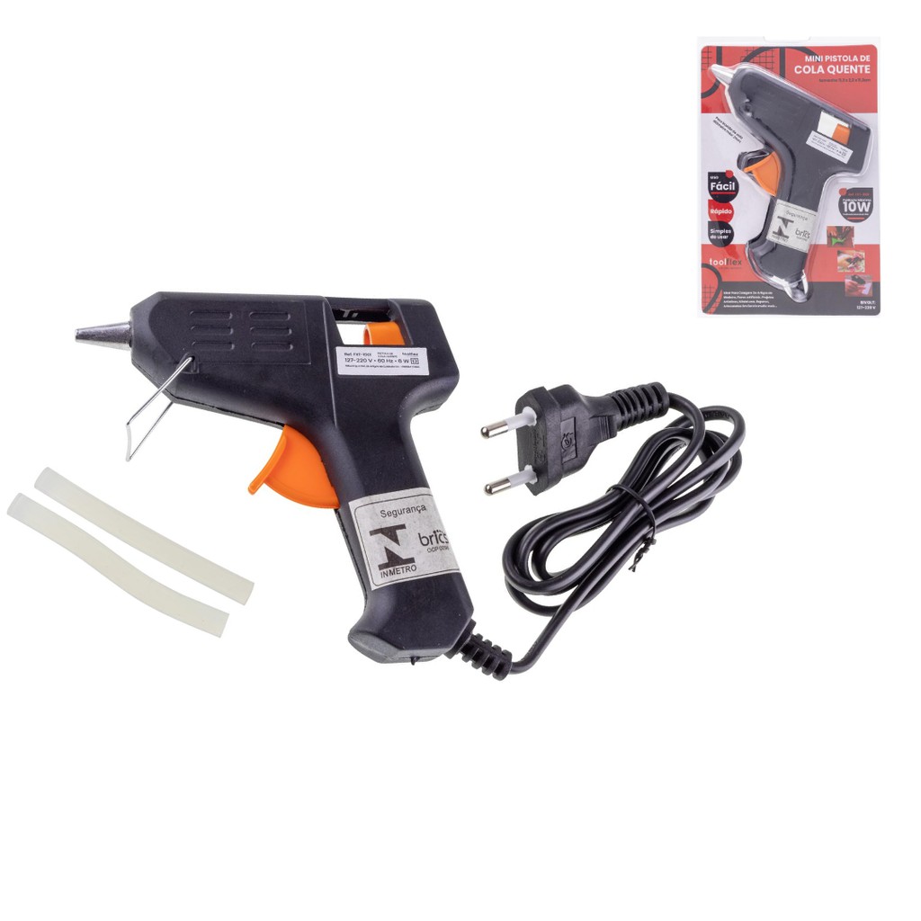 Pistola De Cola Quente Bivolt 10w Western Original Premium
