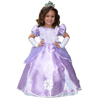 Fantasia Princesa Sofia Vestido com armação +luva + Tiara EVA
