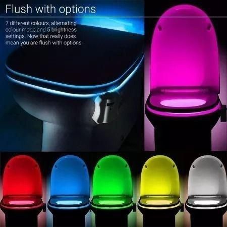 Luz Led Com Sensor Para Vaso Sanitario Light Bowl — imagem 8