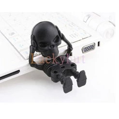 Pendrive Horror De Caveira Preto Esqueleto USB-8GB 16GB 32GB 64GB 128GB