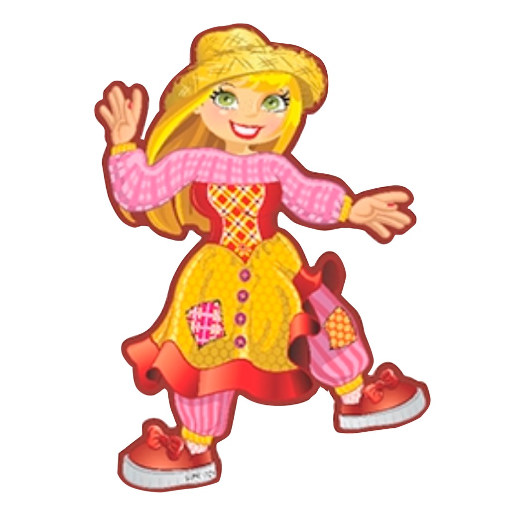 Painel Menina Festa Junina 65cm X 40cm