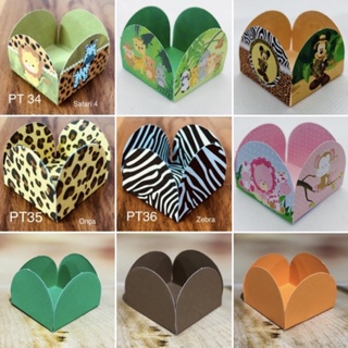100 forminhas para doces festa safari a escolha em Oferta na Shopee