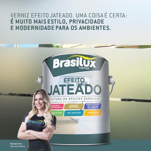 Detalhes do Verniz Efeito Jateado P/ Vidros 900ml + 900ml De Catalisador