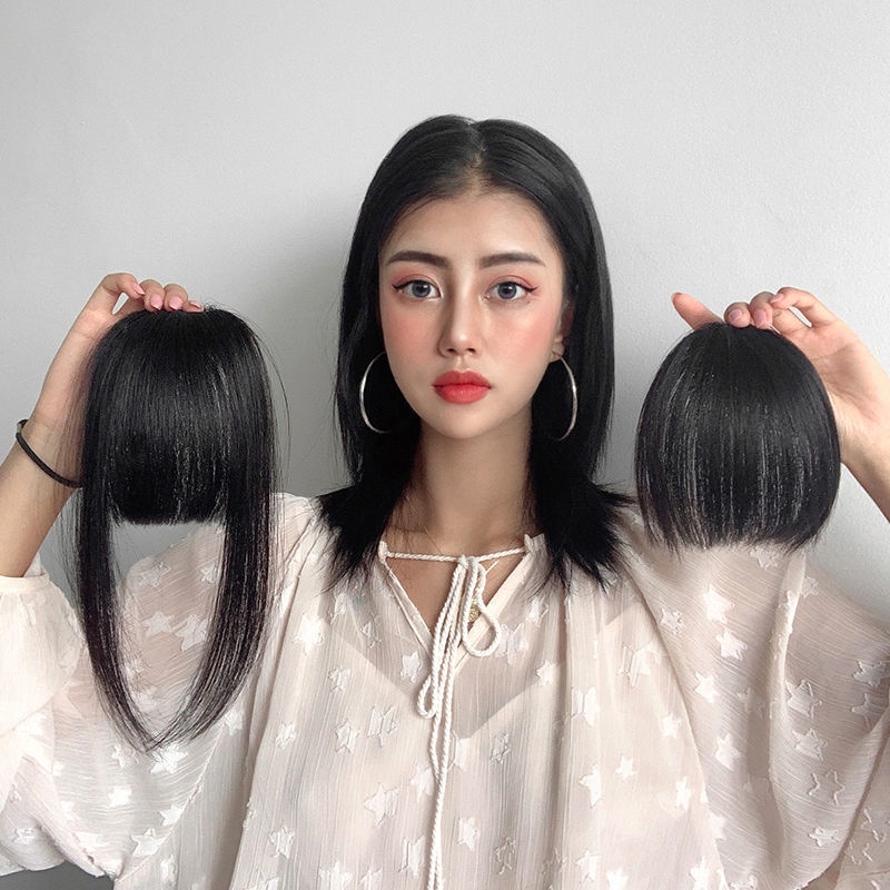 Mini Peruca Feminina Franja Lateral Leve Invisível Lisa Peça De em Oferta na Shopee