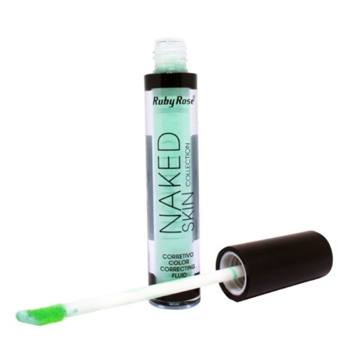 CORRETIVO LÍQUIDO NAKED COLORIDO VERDE RUBY ROSE