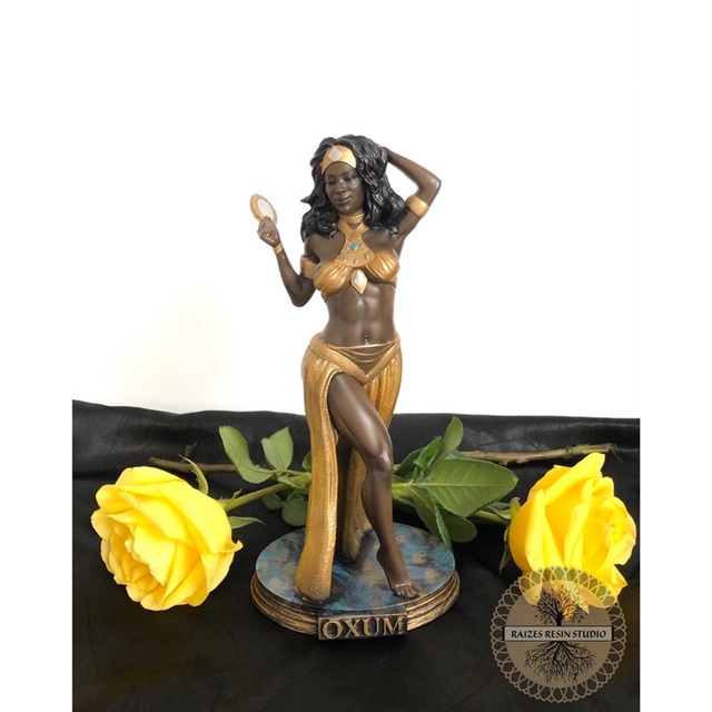 Estátua/Escultura Imagem Orixá Oxum