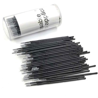 Aplicador Microbrush para Extensão de Cìlios -Tubo Preto em Oferta na Shopee