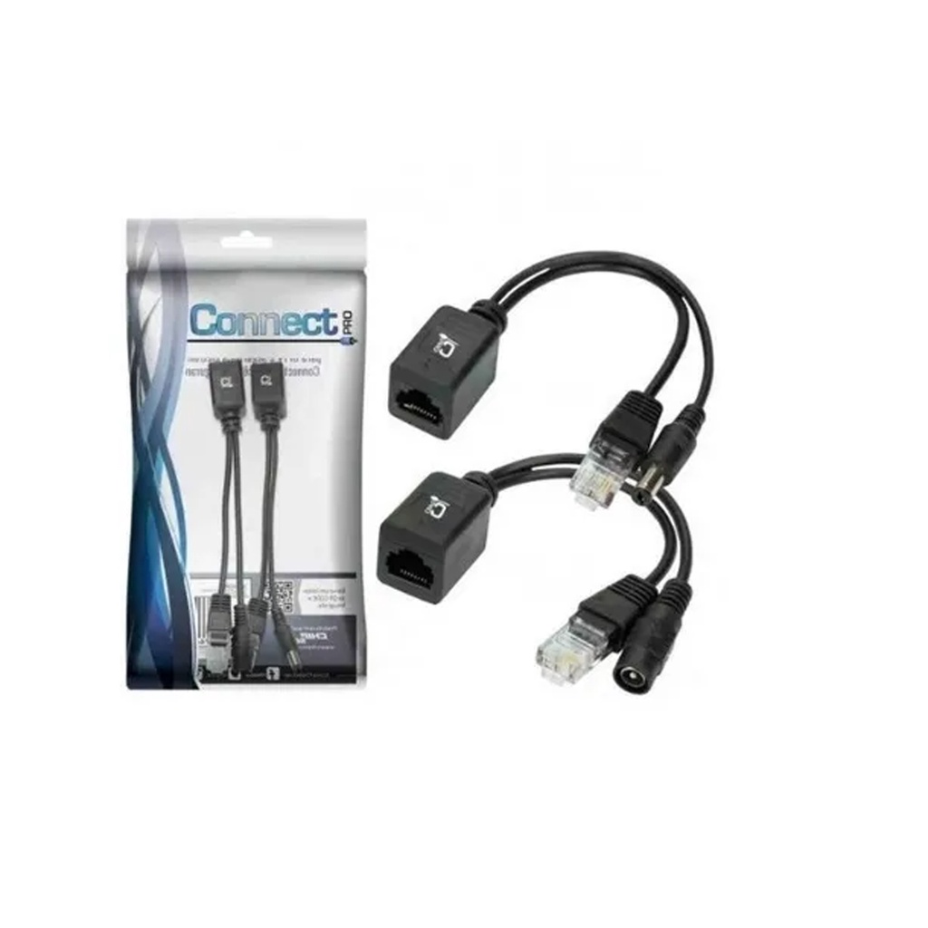 Cabo Adaptador Poe ( Macho/fêmea ) - Preto