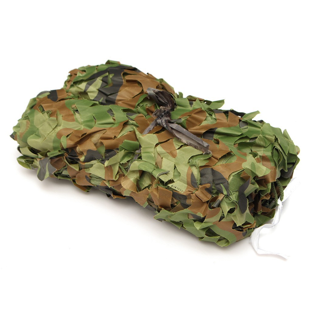 Woodland leaves Camouflage Camo Army Net Netting Camping Military Hunting 2x3M