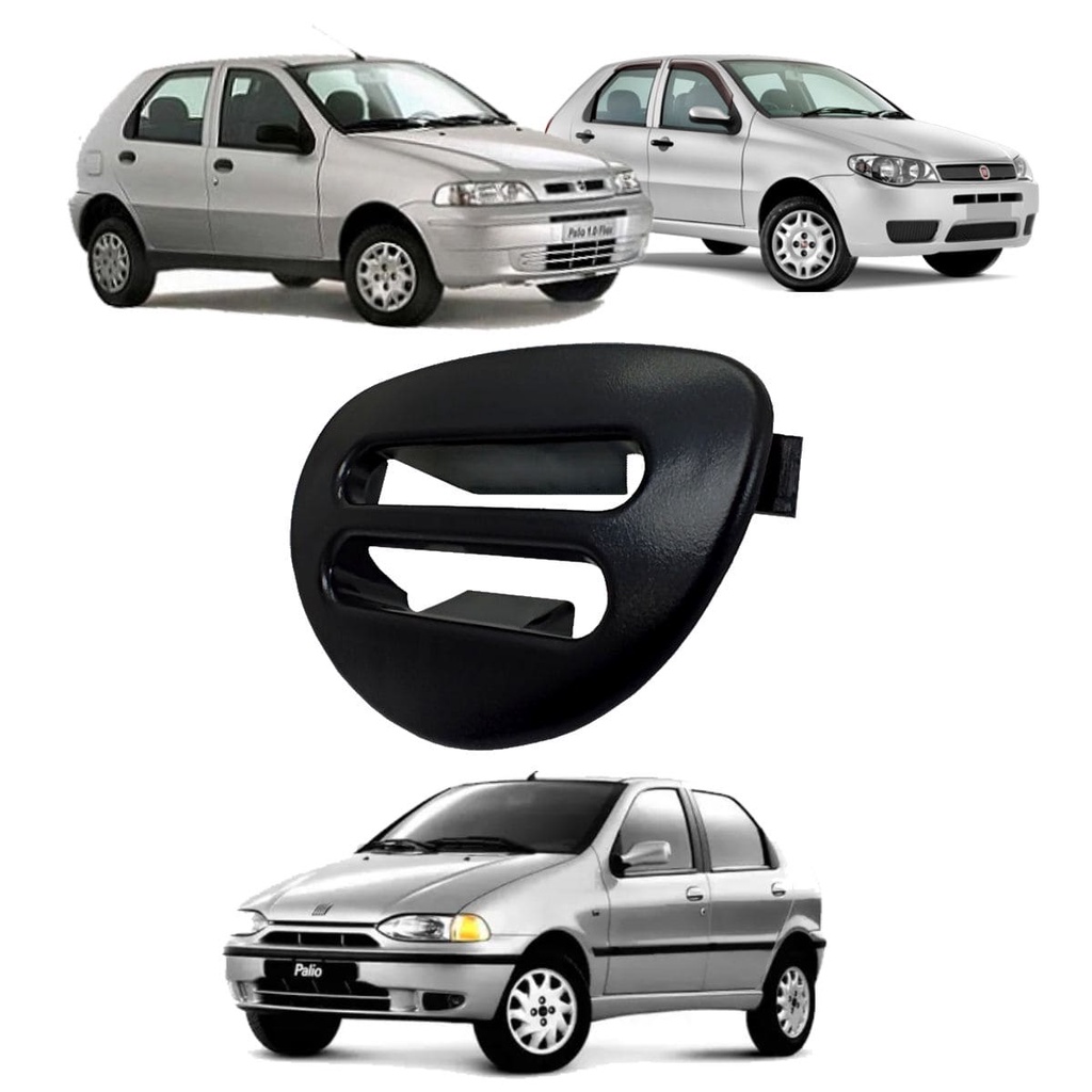 Tampão Grade Superior Central Painel Palio G1 G2 Fire Preto