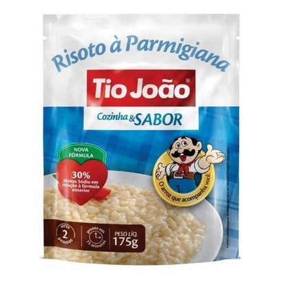 Arroz Risoto A Parmigiana Cozinha & Sabor Tio Joao - 175g