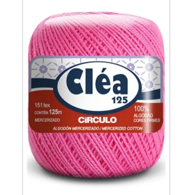 Linha Cléa 125 metros Círculo  (crochê, tricô, bordado, artesanato)