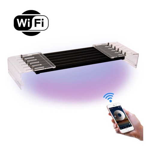 Luminária Led 6 Cores Aquário Marinho 90cm 105w Duplo Wi-fi
