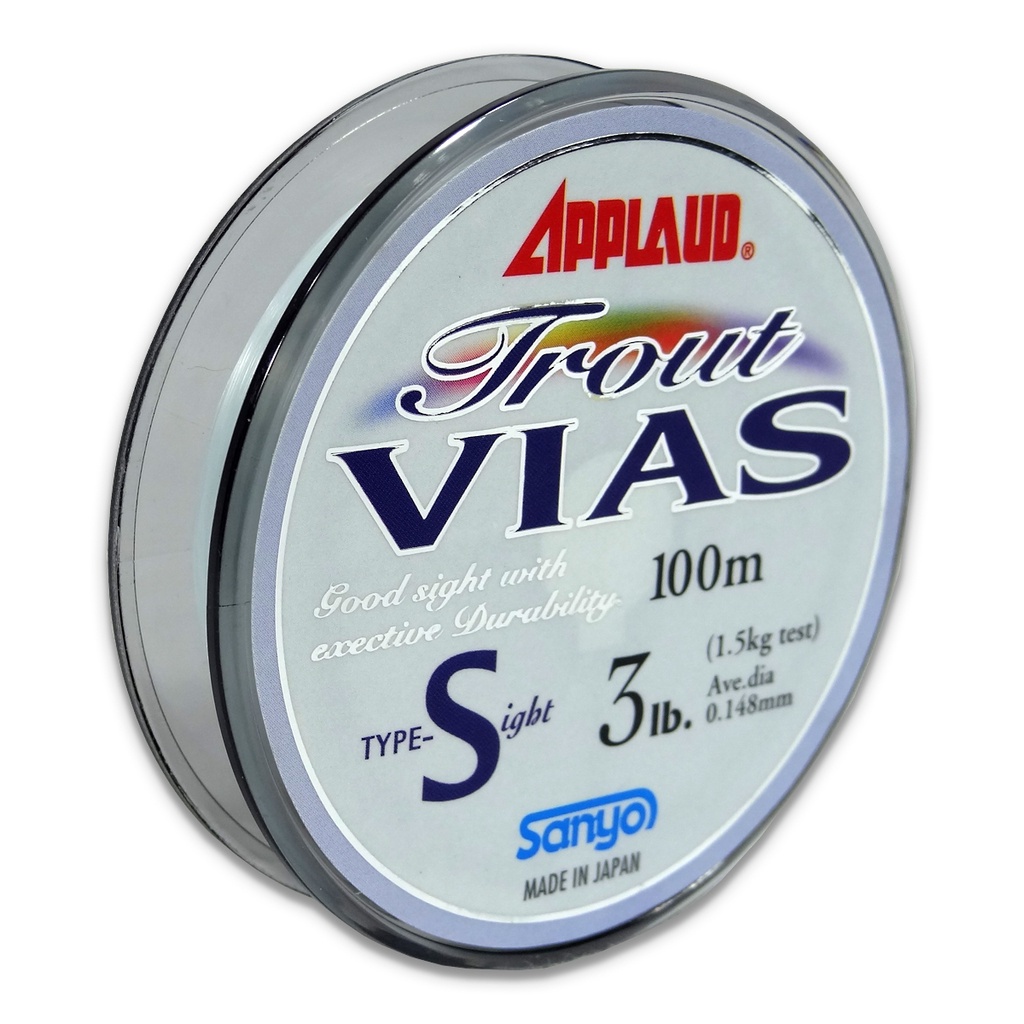 Linha De Pesca Monofilamento Applaud - Trout Vias 100m