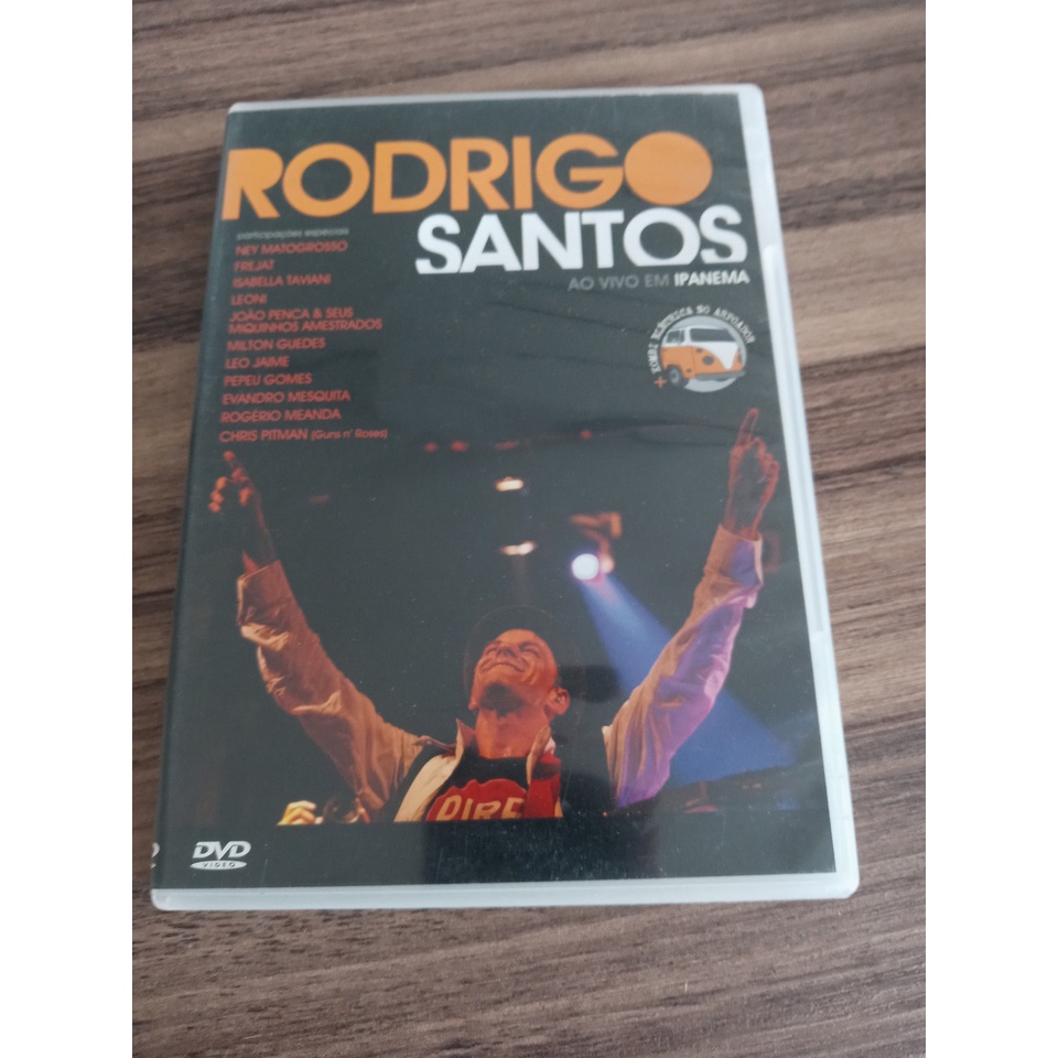 DVD Rodrigo Santos ao vivo em Ipanema