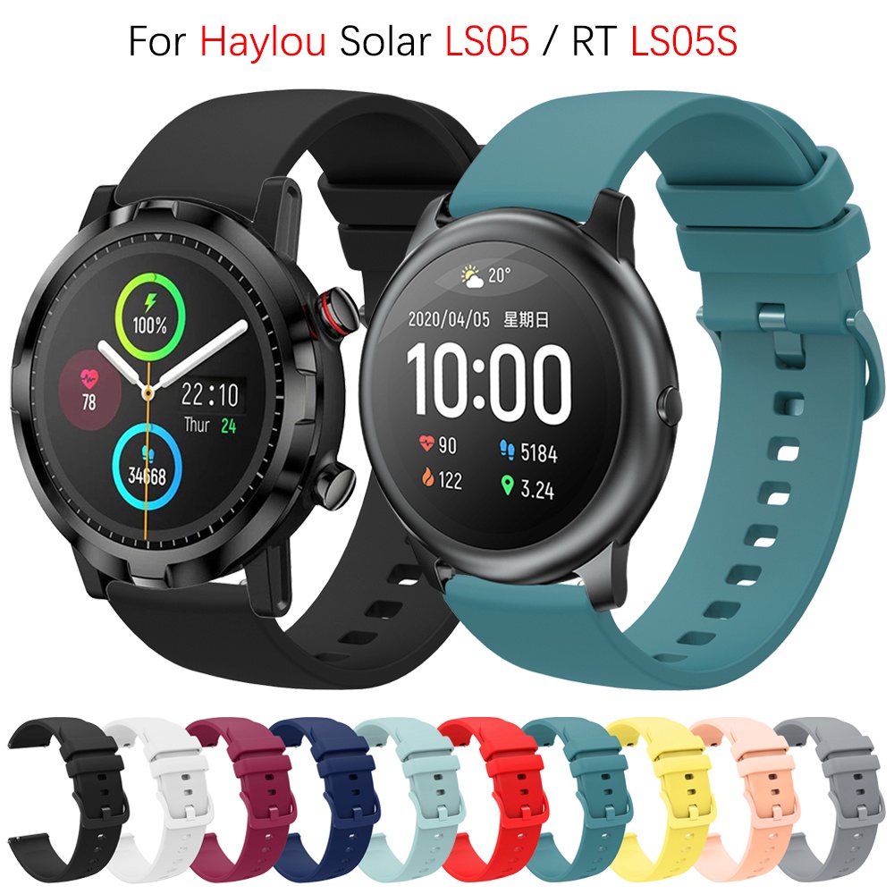 Bracelete De Silicone Para Relógio Haylou Smart Watch 2 Pro LS02/GST Lite/GS Bracelet Pulseira De Substituição
