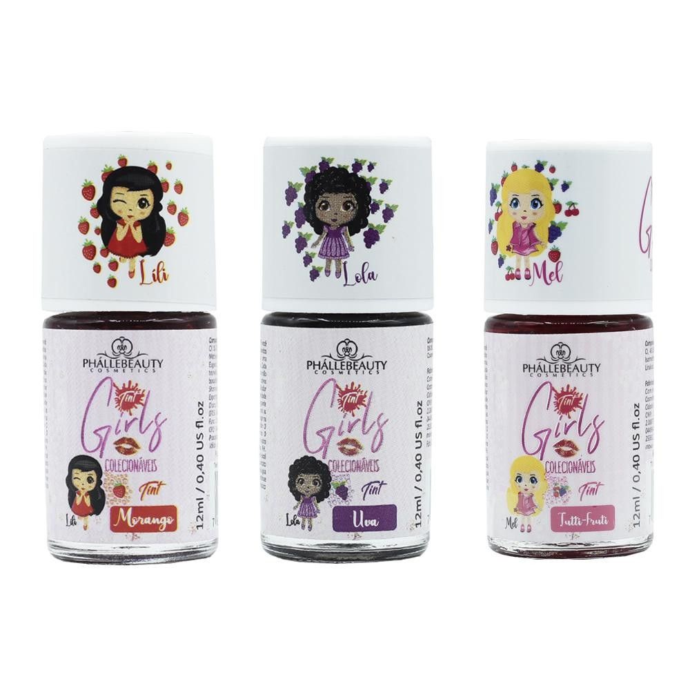 Lip Tint gel Girls PhálleBeauty em Oferta na Shopee