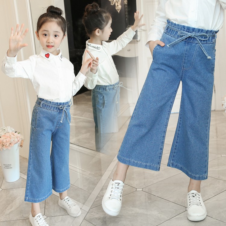 vestido infantil de perna de calça jeans