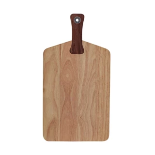 Tábua Madeira Retangular Para Servir 44x23cm C/Cabo - Yangzi