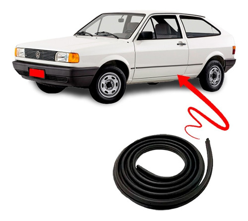 Borracha De Vedação Porta Gol Parati Voyage Saveiro Quadrado em Oferta na Shopee