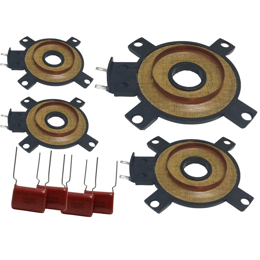 4x Reparo Super Tweeter st304 St 304 acompanha 4 capacitores