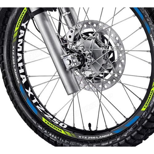 Friso + Adesivo Refletivo D4 Roda Moto Yamaha Xtz 250 Lander