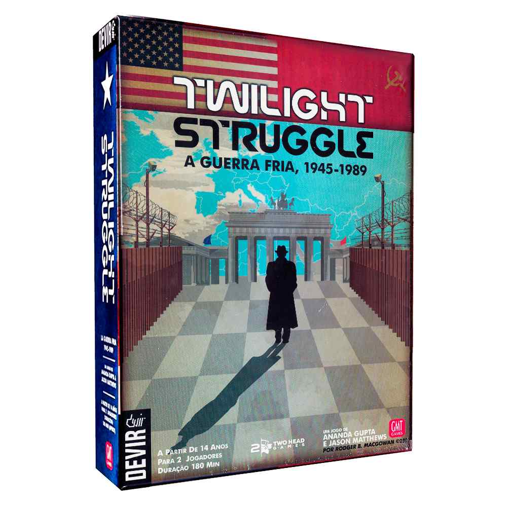 Twilight Struggle Guerra Fria 1945-1989 Jogo Tabuleiro Devir Português