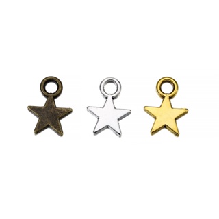 St.kunkka 100pcs/pack Alloy Star Pendant Para Brinco diy em Oferta na Shopee