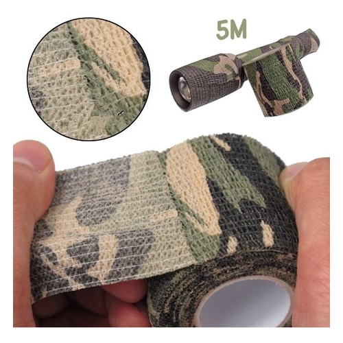Fita Camuflagem Camo Tape 5 Metros Multicam Sniper Airsoft