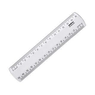 Régua de 15cm Acrílico Cristal Waleu em Oferta na Shopee
