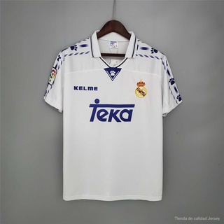 Real Madrid 1998-2000 Home Short Sleeve Football Shirt [As worn by  McManaman, R. Carlos & Raùl]