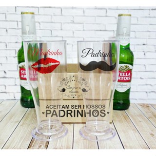 Kit Convite Padrinhos Personalizados, Lembrancinhas Casamento, Convite Casamento Padrinho em Oferta na Shopee