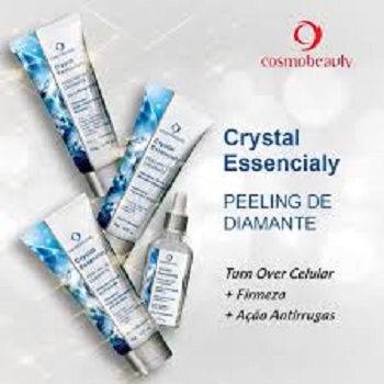 Kit Peeling de Diamante Crystal Essencialy Cosmobeauty Kit Peeling