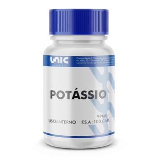 Potássio 99mg 100 Capsulas
