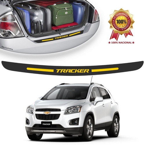 Protetor Soleira Adesivo Porta Malas Gm Tracker Amarelo