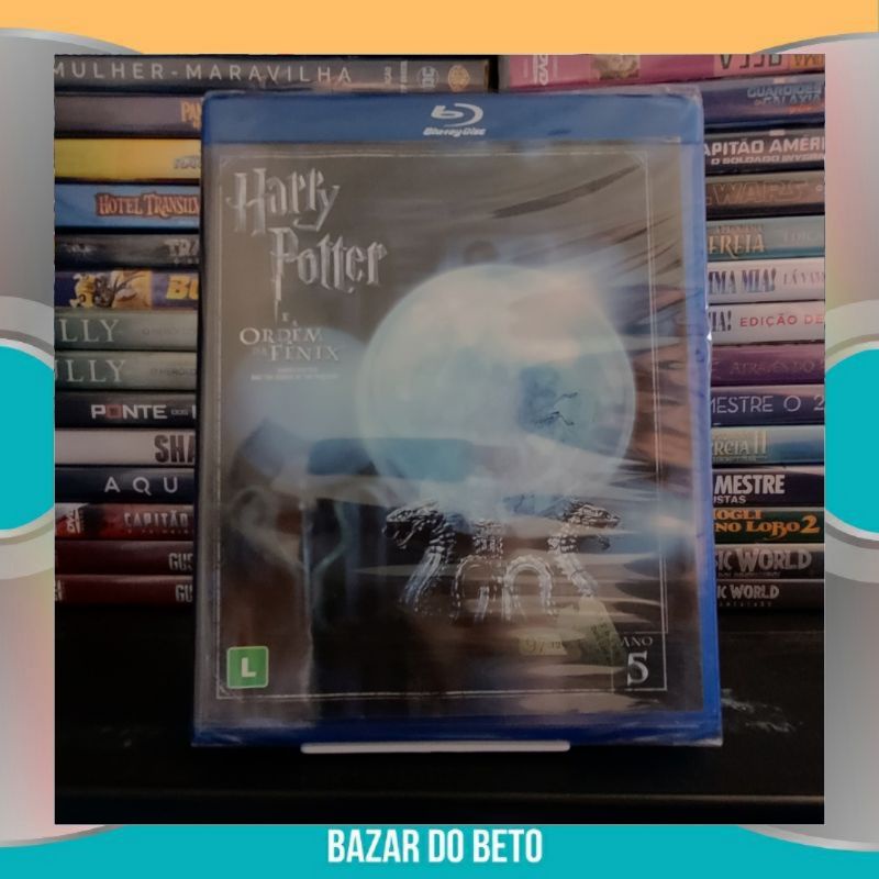 Bluray Filme Harry Potter e a Ordem da Fênix (2007)- Duplo (Original Lacrado)