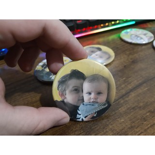Bottons Personalizados Tipo Imã de 3,5cm / 4.5cm / 5.5cm