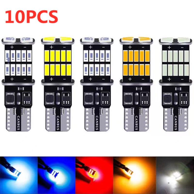 4/10x T10 W5W Canbus Lâmpada LED Do Carro Para BMW Mini Cooper R56 R53 E90 E46 F20 F10 E39 Z4 Interior Cúpula De Luz Tronco Luzes De Estacionamento em Oferta na Shopee