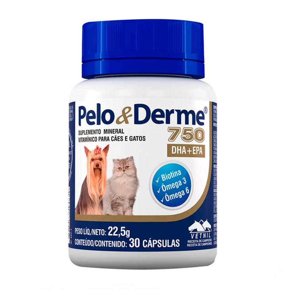 Suplemento Pelo E Derme 750mg Dha+Epa Vetnil 30 Caps em Oferta na Shopee