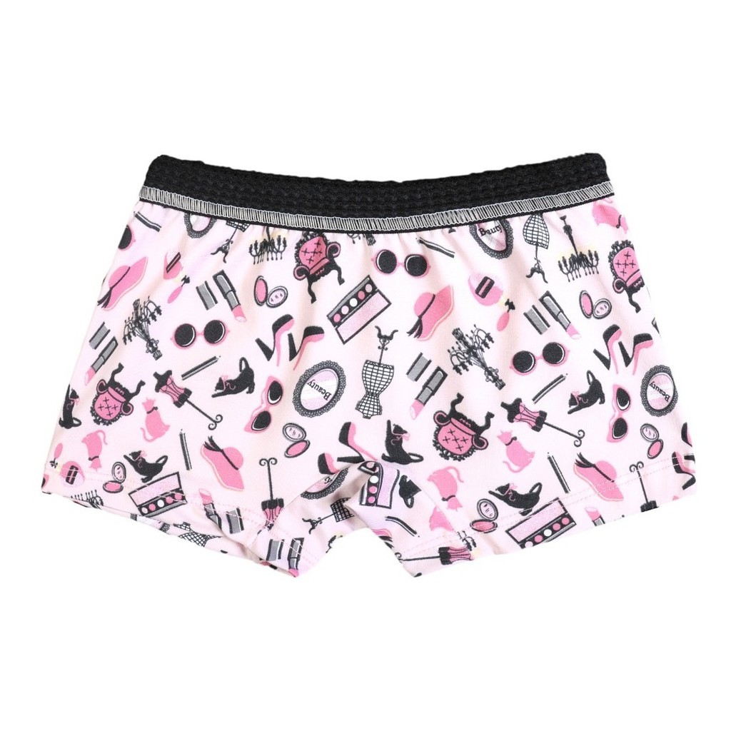 Kit 3 Calcinhas Infantil Box Microfibra Estampado Shortinho