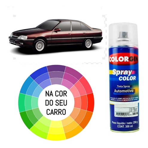 Tinta Spray Automotiva (BRANCO) NA COR DO SEU CARRO 300ml Feita na máquina - COLORGIN em Oferta na Shopee