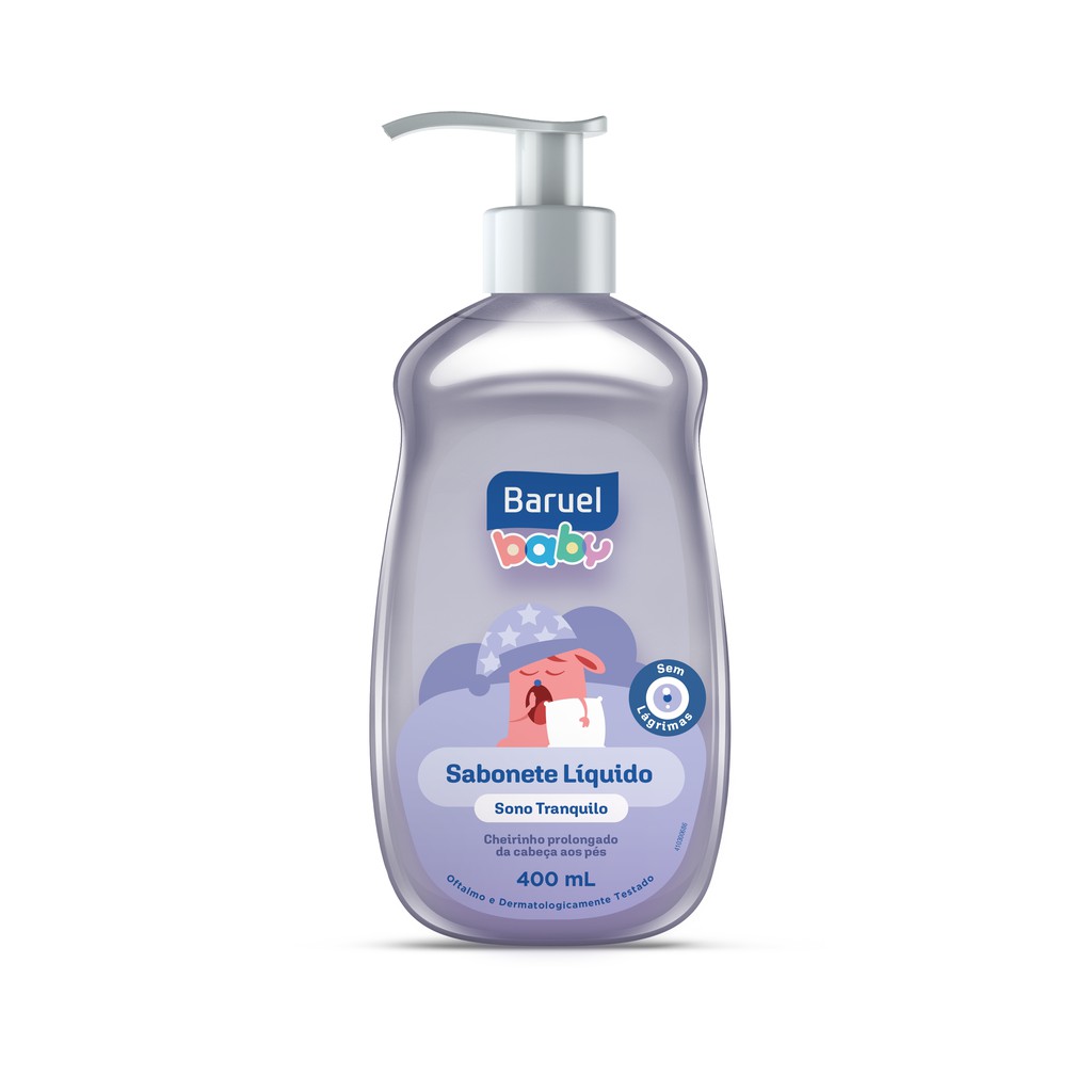 Sabonete Liquido Baruel Baby Infantil Hora Do Sono Calmante Banho Shopee Brasil